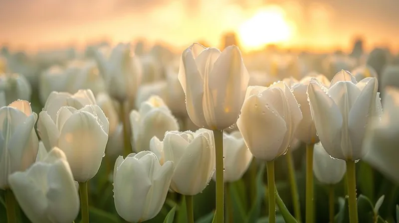 گل لاله سفید برای مراسم ترحیم